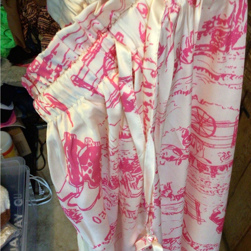 RESTOCKED💕💕! Boho Wild West sweetheart Women's Pink Print Pajama - Picture 11 of 14